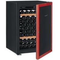EuroCave V-Prem-S (2 полки, глухая дверь, красная рама)