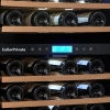 Купить встраиваемый винный шкаф CellarPrivate винный шкаф встраиваемый, двухзонный на 43 бутылки (CP043-2TBH) чёрный со скрытой ручкой