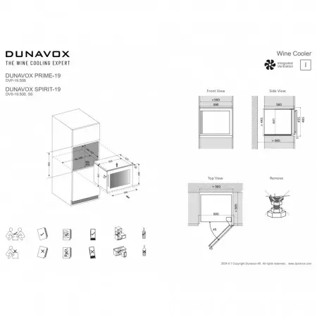 Купить Dunavox DVP-19.50B