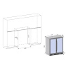 Купить встраиваемый винный шкаф Libhof SED-254  silver