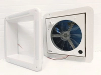 MobileComfort HE2828, 28x28см, Люк откидной накрышный для автодомов, с вентилятором 12V