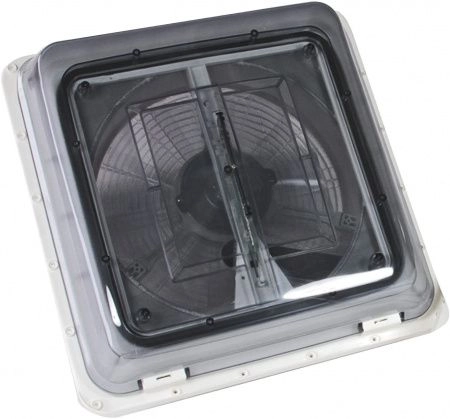 Fiamma Turbo-Vent Crystal, 40х40см, 12V, Люк с вентилятором, артикул 03623F01B