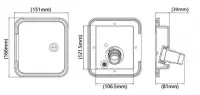 Sanjo 3J-WI, Люк сервисный настенный - Заливная горловина, RV Service Hatch