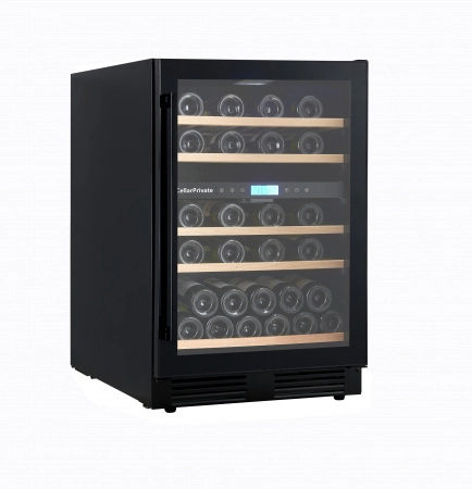 Купить встраиваемый винный шкаф Cellar Private CP043-2TB чёрный
