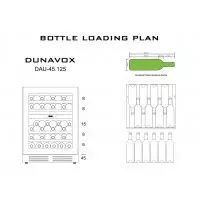 Купить встраиваемый винный шкаф Dunavox DAU-45.125DB.TO