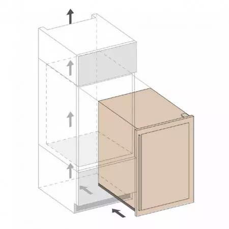 Купить отдельностоящий винный шкаф Dunavox DX-57.146DWK