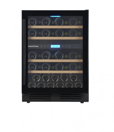 Купить встраиваемый винный шкаф Cellar Private CP043-2TB чёрный