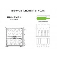 Купить встраиваемый винный шкаф Dunavox DAB-36.80DW