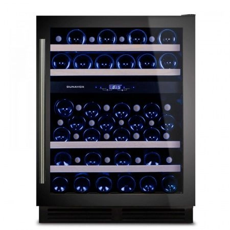 Купить встраиваемый винный шкаф Dunavox DX-53.130DBK/DP