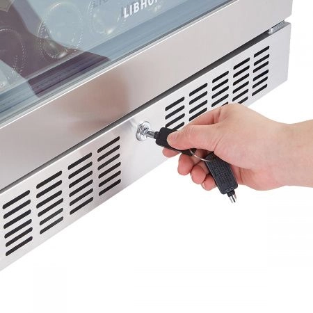 Купить встраиваемый винный шкаф Libhof SED-254  silver