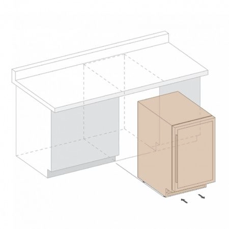 Купить встраиваемый винный шкаф Dunavox DAU-39.121DW