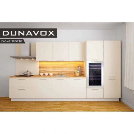 Купить встраиваемый винный шкаф Dunavox DAB-49.116DW.TO