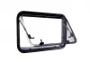 MobileComfort WE5035R, Окно для автодома, стекло - акрил двуслойный, металлическая рама со сквозным креплением, рулонная шторка+маскитка