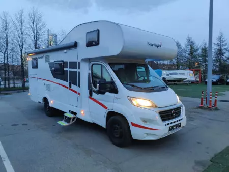 Аренда автодома Sunlight A70 на базе Fiat Ducato (2020 г.)