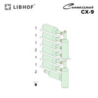 Купить встраиваемый винный шкаф Libhof Connoisseur CX-9 white