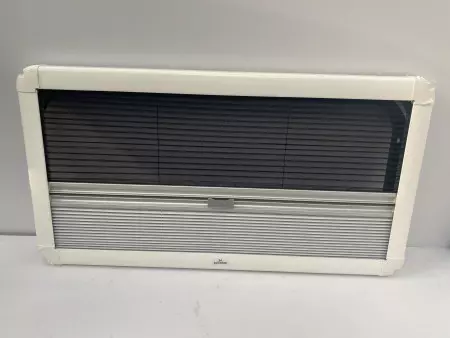 Sanjo 3J-FAWF 400*800, 35-45mm, Окно для автодома плоское RV Flat Acrilic Window, pleated blind, white color blind