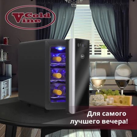 Купить отдельностоящий винный шкаф Cold Vine C6-TBSF1