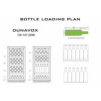 Купить встраиваемый винный шкаф Dunavox DX-107.229K