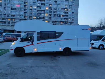 Аренда автодома Sunlight A70 на базе Fiat Ducato (2020 г.)