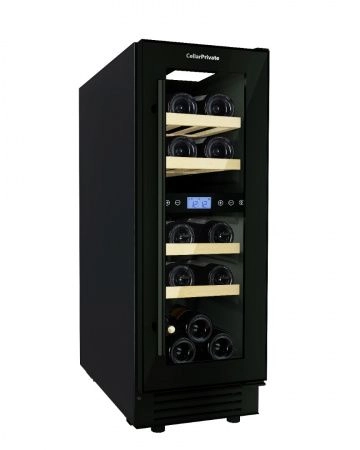 Купить встраиваемый винный шкаф Cellar Private CP017-2TB чёрный