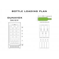 Купить встраиваемый винный шкаф Dunavox DAU-32.81B