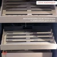 Купить отдельностоящий винный шкаф Meyvel MV108-WM2-BAR-HUM