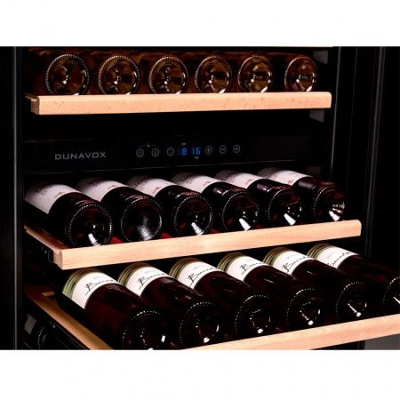 Купить встраиваемый винный шкаф Dunavox DX-166.428DBK