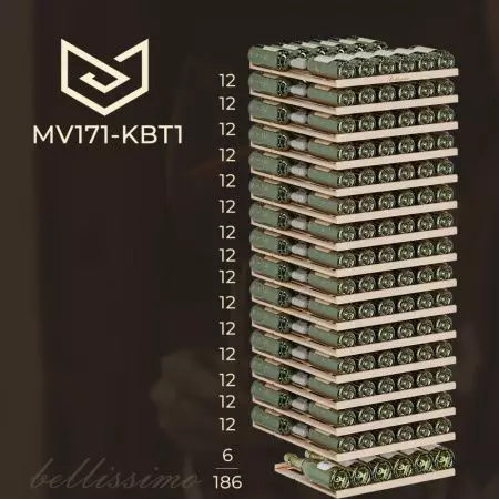 Купить встраиваемый винный шкаф Meyvel MV171-KBT1