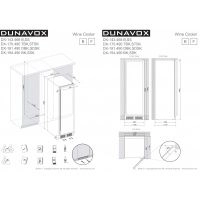 Купить встраиваемый винный шкаф Dunavox DX-170.490STSK