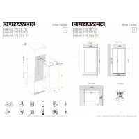 Купить встраиваемый винный шкаф Dunavox DAB-65.178TSS.TO