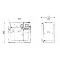 Купить автохолодильник Alpicool CX50 (12/24)