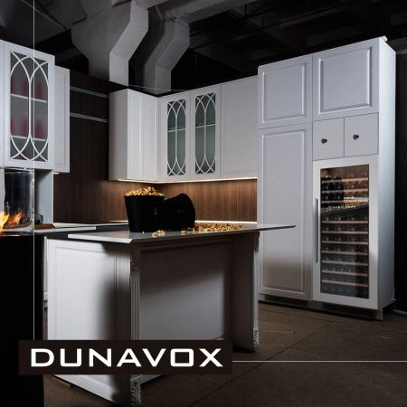 Купить встраиваемый винный шкаф Dunavox DX-74.230DW