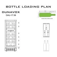 Купить встраиваемый винный шкаф Dunavox DAU-17.58DW