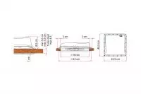 Fiamma Turbo-Vent Crystal, 40х40см, 12V, Люк с вентилятором, артикул 03623F01B