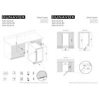 Купить встраиваемый винный шкаф Dunavox DAU-32.83SS