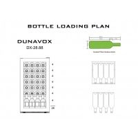 Купить отдельностоящий винный шкаф Dunavox DX-28.88KF