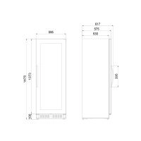 Купить встраиваемый винный шкаф Dometic E91FG Elegance