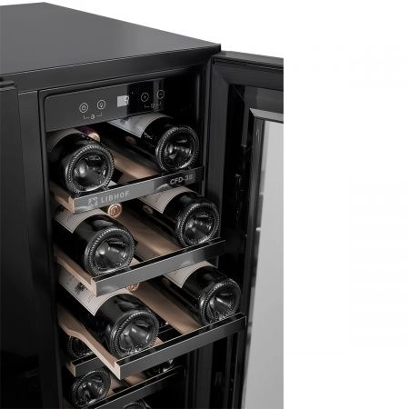 Купить встраиваемый винный шкаф Libhof CFD-38 black