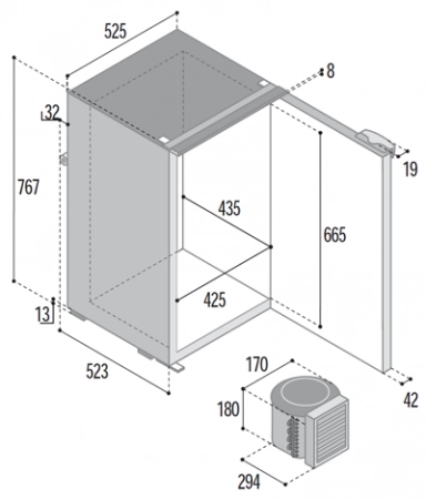 Купить Vitrifrigo C130L-G