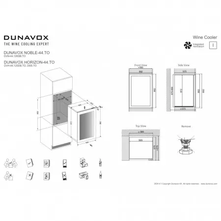 Купить Dunavox DVN-44.120DB.TO