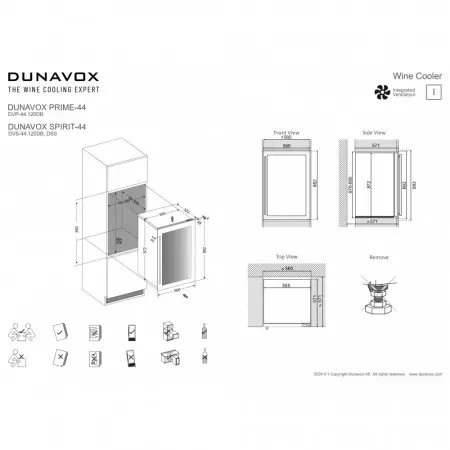 Купить Dunavox DVP-44.120DB