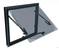 Sanjo 3J-SFAW 450x900мм, Окно для автодома, квадратный профиль, RV Square Flat Acrylic Window