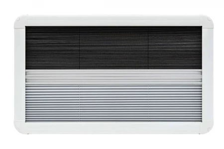 Sanjo 3J-EW 300x500 мм, Окно откидное, Плиссированная штора, цвет белый