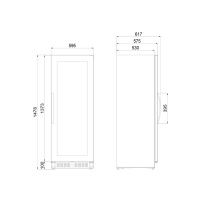 Купить встраиваемый винный шкаф Dometic E91FG Elegance